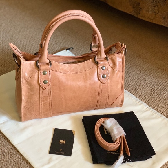 Frye Handbags - Frye Melissa Satchel ( dusty Rose)